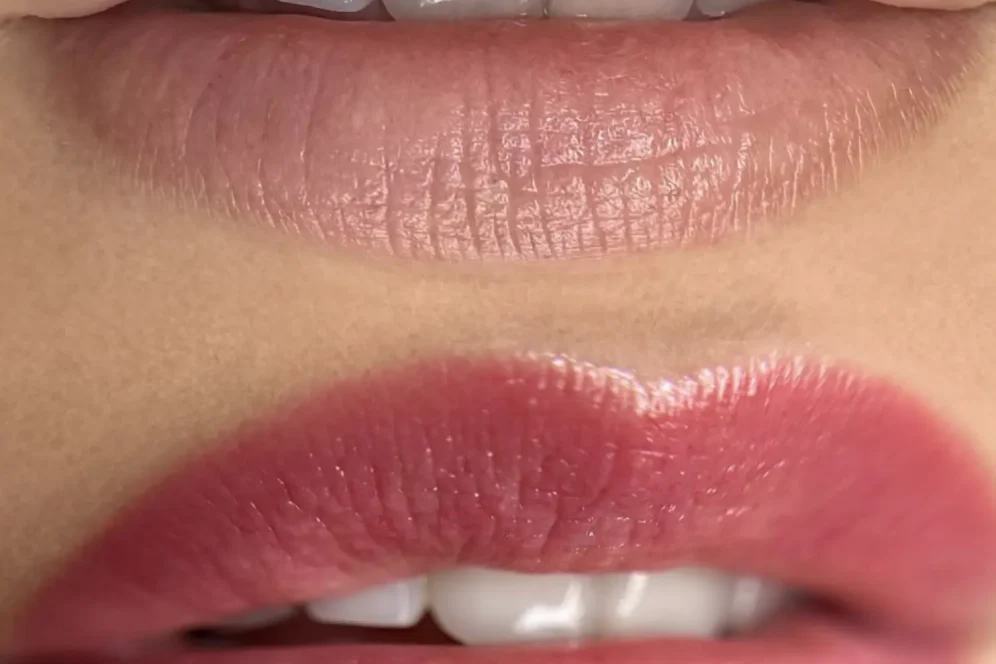How does lip tattoo age?