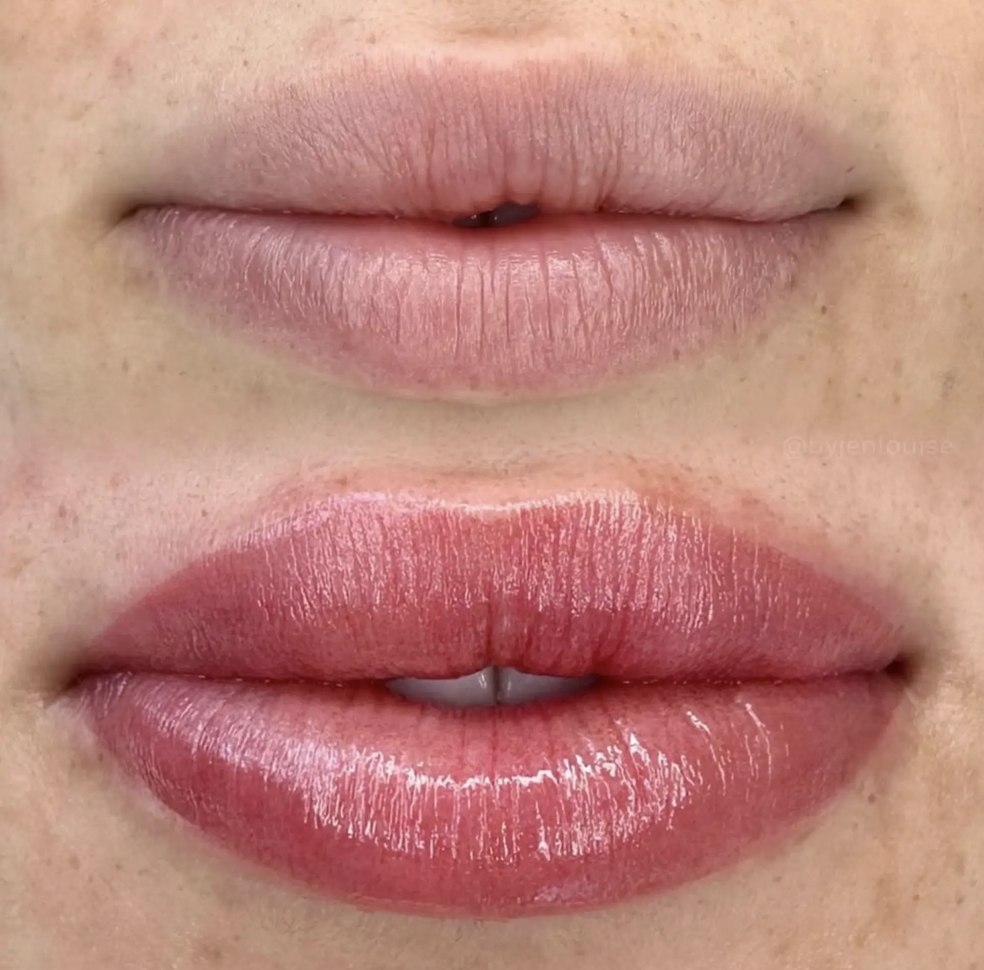 semi permanent lip tattoo care