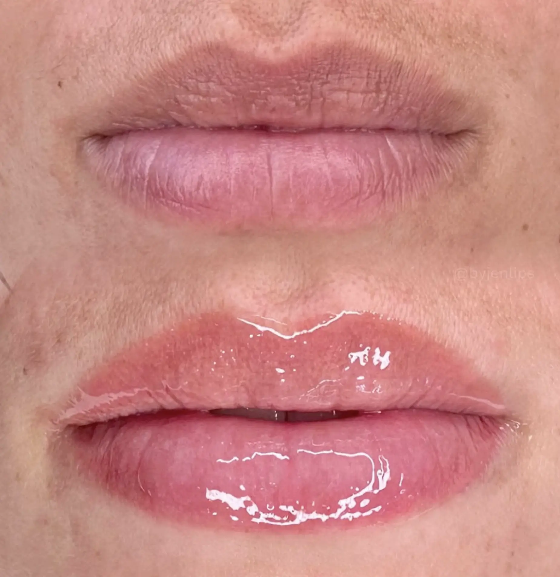 what not to do after a lip tattoo